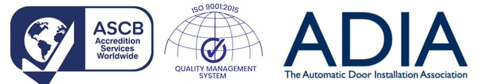 ASCB, ISO 9001:2015, and ADIA certification badges